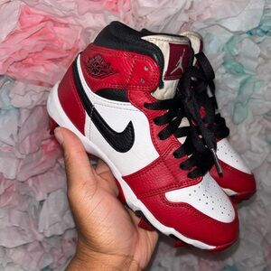 Jordan 1 Mid Youth  High-Top Cleats